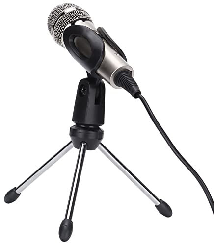 Mini Ensemble de Microphones à Condensateur, Diffusion en Direct de Réduction de Bruit de Microphone USB Plug and Play pour L'enregistrement et la Diffusion en Studio