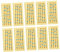 BESTonZON 20st Aufkleber Skalieren Klein Bass Musical Aufkleber Gitarrenaufkleber Griffbrett Fret Aufkleber Elektrisch Hawaiianische Aufkleber Spieler Violine Klaviatur Ukulele Kind