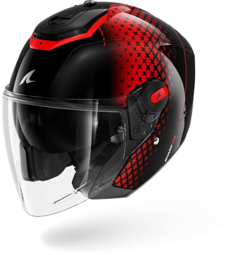 SHARK, Jet-Motorradhelm RS JET STRIDE Black Red Anthracite KRA, L