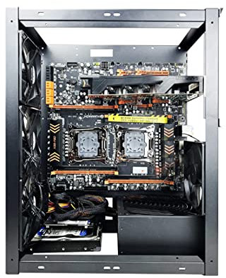 Stapelbare Gehäusehalterung – PC-Motherboard-Rack, Way EATX Mount | 360° Wasserkühlung Unterstützung, Übertaktung Wärmeableitungsständer, Computer-Motherboard-Halterungsrahmen, für Computer-Boards