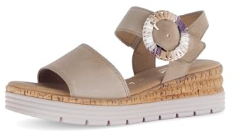 Gabor Damen Riemchensandalen, Frauen Sandalen,Freizeitschuhe,offene Schuhe,Strandschuhe,Sandaletten,Sommersandalen,bequem,Sand,42.5 EU / 8.5 UK