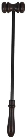 DIYEAH 4 Piezas Martillo De Juez De Madera De Juez De Madera Mazos De Juez Martillo De Madera Juez De Madera Juez De Accesorio De Disfraz De De Juez Black