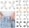 JIYIN 10 Jean Knopfnadeln,Hose Enger Machen Clip Hosenknopf Zum Enger Machen Nähfreiknopf Button Pins Hosen Verkleinern Clip für Hosen Jeans