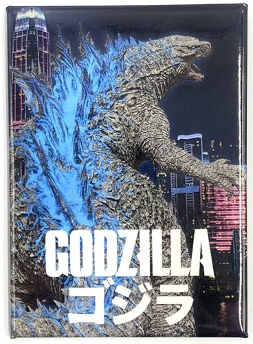NMR Brands Godzilla Magnet für Kühlschränke, Büro, Whiteboards und Spind-Dekorationen, 6,3 x 8,9 cm, Gojira