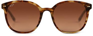 Kapten & Son Sonnenbrille Nairobi Havana Tortoise Brown | Sonnenbrille Damen & Herren Braun mit Sonnen- und UV-Schutz | Stylische, runde Gläserform | Unisex Sunglasses