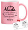Kembilove Taza Personalizada Abuela | Regalo Día de la Madre | Tazas con Nombre de Nietos | Idea Original y Emotiva para la Mejor Abuela | Taza de Cerámica 350ml (Modelo 7)