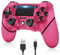 YUYIU Aggiornamento Wireless Controller per Ps4 Remote Plays-tation 4/Slim/Pro/PC, Controllori con Doppio Vibrazione Shock Speaker, Jack per Cuffie Touch Pad Six Axis Motion Control