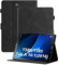 Cicili Hülle für Samsung Galaxy Tab A 10.1 Zoll 2016 (SM-T580/T585), Flip Case Cover für Samsung Galaxy Tab A 10.1 2016 Tablet Folio Schutzhülle mit Tasche Ständer PU Lederhülle - Schwarz