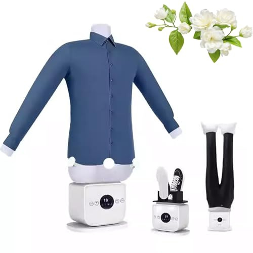 Automatic Ironing Machine, Upgraded Touched Ironing Machine, 2026 New Hands-Free Automatic Ironing Machine 3.0, 8 Minutes Quick Ironed Dry, Time & Temperature Adjustable, Built-In Aromatherapy Tank