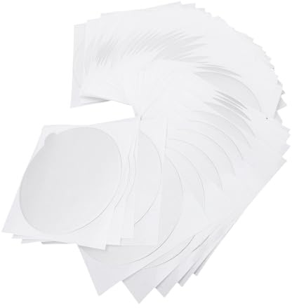 CHICIRIS Joints en Aluminium, Joint de Fraîcheur Auto-adhésif pour Capsules de café, Canettes de thé, Tasses de Yaourt à Gâteaux (63MM)