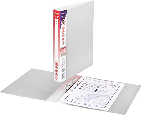 Snopake Executive Ring Binder A4 25mm Clear 13371