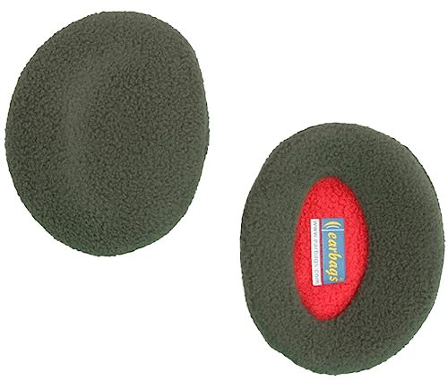 Earbags Ohrenwärmer Standard, dunkelgrün, M, earbags Fleece