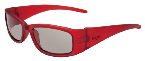 EX3D 1010 Polfilterbrille Kids rot