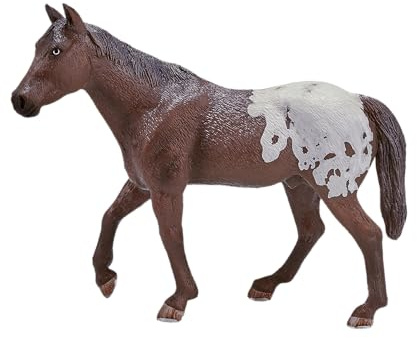 MOJO Appaloosa Hengst Kastanie Pferd Bauernhof Tier Modell Spielfigur
