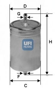 UFI 31.611.00 Kraftstofffilter
