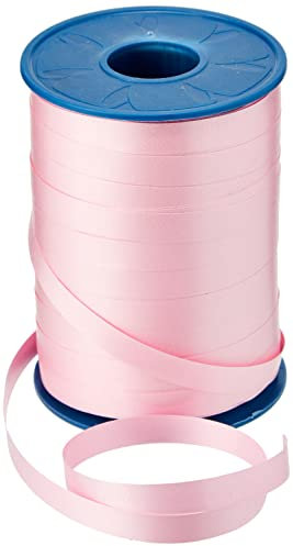 C.E. Pattberg Geschenkband Pfingstrose-rosa, 250 Meter Ringelband 10 mm zum Basteln, Dekorieren & Verpacken von Geschenken zu jedem Anlass