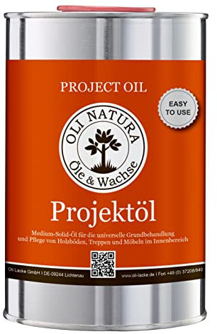 OLI-NATURA Projektöl (Universalholzöl), Inhalt: 1 Liter, Farbe: Teak