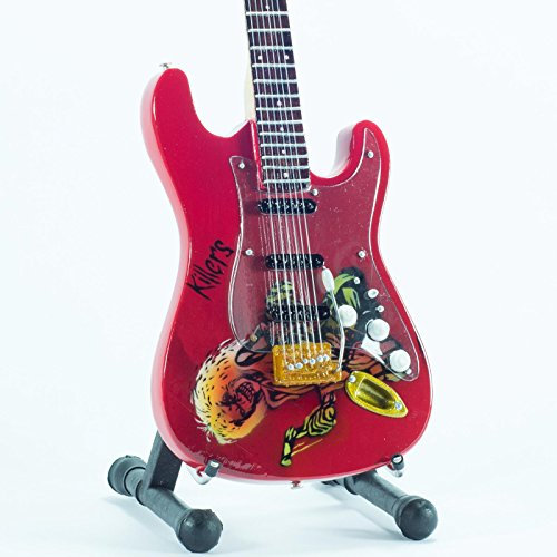 Mini guitar collection natural wood - Iron Maiden - Tribute - Eddie