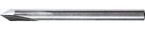 KYOCERA CMM-3150.120 Einwinkel-Fasenfräser, Hartmetall, 120 Grad, unbeschichtet, 2 Rillen, 8 mm Schnittdurchmesser, 2,3 mm Schnittlänge, 59 mm Länge, 8 mm Schaftdurchmesser