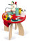 Janod Wooden Activity Table ‘Baby Forest’ - Large Early Learning Centre for Stacking, Dexterity with Maze, Cubes, Gear System and 3 Wooden Animals - From 1 Year Old, J08018