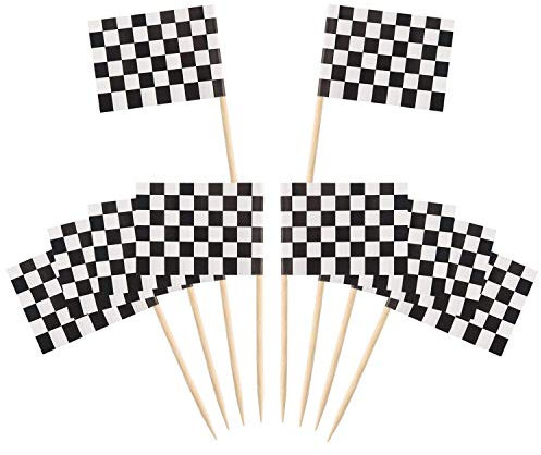 Zahnstocher Flaggen Leere,100 Stücke Flaggenpicker Weiße Flaggen Deko-Picker Kleine Zahnstocher für Party Kuchen Lebensmittel Käseplatte Vorspeisen 3.5 * 2.5 cm