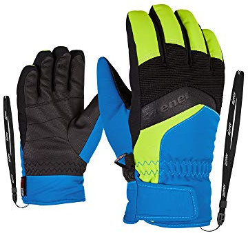 Ziener Jungen LABINO AS(R) glove junior Ski-handschuhe/Wintersport | Wasserdicht, Atmungsaktiv, persian blue, 3