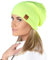 Mütze Damen Beanie Frühling Strickmützen für Damen Chemo Damenmütze in Vielen Farben Stilvolle und Bequeme Kopfbedeckung für Frühling Sommer Long Slouch Beanie mit hohem Tragecomfort (699)(Neon Gelb)