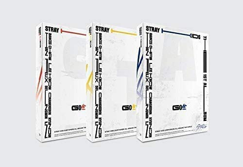 JYP Entertainment Stray Kids – GOS-Standard (Vol.1) Album + gefaltetes Poster + extra Fotokarten-Set (zufällige Version)