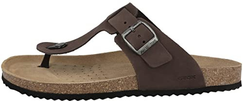 Geox Homme U Sandal Ghita D Sandales, Dk Coffee, 42 EU