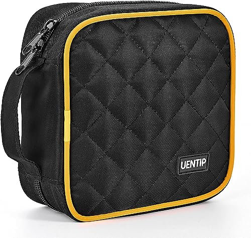 UENTIP Nylon CD/DVD Case for Car,CD Wallet,CD Storage Disc Wallet Bag with Portable Zipper for Car Home Travel (48)