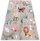 rugsx Teppich Fun Africa Kinderteppich für Babyzimmer, Spielteppiche, Kinderzimmer, Moderne, Tiere, Afrika beige 200x290 cm