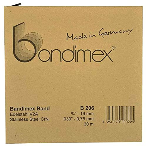 bandimex Stahlband V2A, 16mm-5/8, L 30m