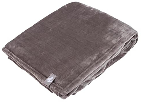 HEAT HOLDERS - Extra Soft Winter Warm 1.7 TOG Large Luxury Thermal Fleece Throw Blanket - 270 x 240cm (Moon Rock, Super King)