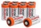RUIHU CR123A Lithium Battery, 10 Pack, 3V 1500mAh, High Power Lithium Battery, Long-Lasting for Security Devices, Flashlights, Non-Rechargeable (CR123A-10 Unité)