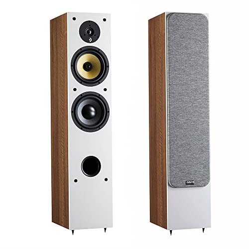 Davis Acoustics Ariane 5 Noyer (Walnut) - Colonne 3 Voies/3 Haut-parleurs - Enceinte Vendue à l'unité