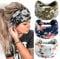 scicent Haarreifen Damen Sommer Stirnband Boho Haarbänder Print Haarschmuck Yoga Sport Haarband Mehrfarbig Breite Elastische Weiche Stirnbänder, 16003