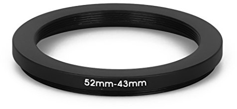 52 mm - 43 mm Filter Adapter Step-Down Adapter Filteradapter Step Down 52-43