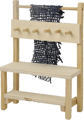 FADEDA Marktstand groß/Höhe:14 cm/handbemalt/detailgetreue Krippen Figuren - Weihnachten Tisch Dekoration Krippe Zubehör