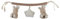 Little Dutch 8867 Stoff Kinderwagenkette Spielzeug für Babyschale - Hase - Baby Bunny - Newborn Naturals beige