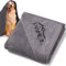 Hundehandtuch Große - 130x75cm Mikrofaser Extra Saugfähig, Bademantel Mit Eingriffen Ideal für Kleine, Mittelgroße & Große Hunde