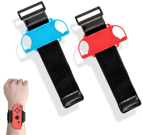 CUZKC 2 Stück für für Switch Burn It Up, Ring Fit Adventure für Switch Erwachsene und Kinde(rot und Blau)