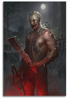 TWFSRXVWTS Dead by Daylight Predator-Spiel-Poster, dekoratives Gemälde, Leinwand, Wandposter und Kunstdruck, moderne Familienschlafzimmer-Dekoration, Poster, 20 x 30 cm