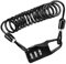 HANABASS 3-Digital Password Security Lock Bike Cable Lock for Mountain Bikes Scooters