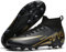Kmrlofiy Fußballschuhe Herren Junge High Top Spike Microfaser Cleats Professionelle Fussballschuhe Outdoor Athletics Trainingsschuhe Wettkampf (KBA-K22, 39EU)