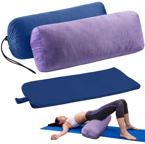 ​MABOZOO Yogakissen mit Bezug Lila