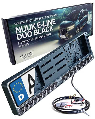 LED bar im Kennzeichenhalter - Nuuk E-Line Duo Black