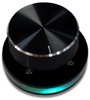 Goorvoucs USB-Lautstärkeregler für Computer, Einstellbare USB-Lautstärke, Unterstützt Anpassbare Tastenkombinationen mit RGB