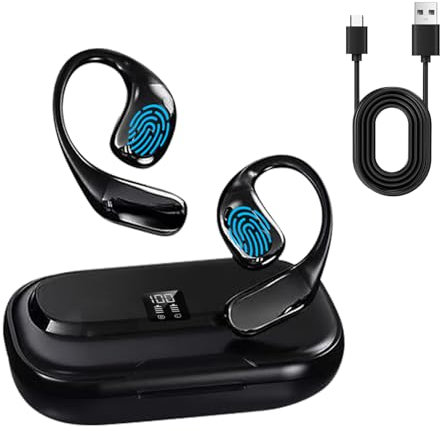 cimsfcor Auriculares traductores, 138 traducción de idiomas en línea, inalámbricos, Bluetooth 5.4, con pantalla digital de potencia, modo táctil/externo/habla libre para viajes, negocios y estudios