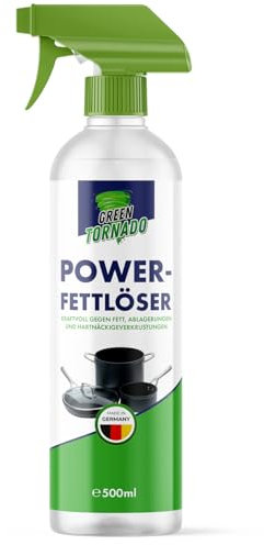 Green Tornado Power - Fettlöser | Kraftvoll gegen Fett | Mit Sprühkopf | 500 ml | 1x