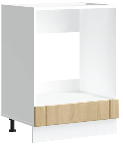 vidaXL Armario de Horno Lucca Madera contrachapada Roble Sonoma